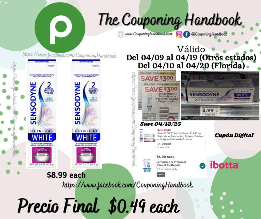 Sensodyne Clinical White Clinical White Toothpaste por $0.49