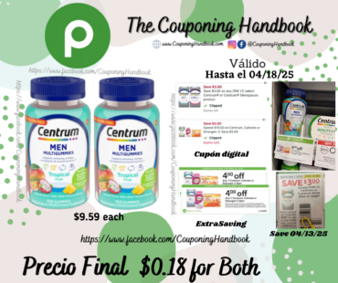 02 Centrum Multigummies, Men, Tropical Fruit, Gummies por $0.18