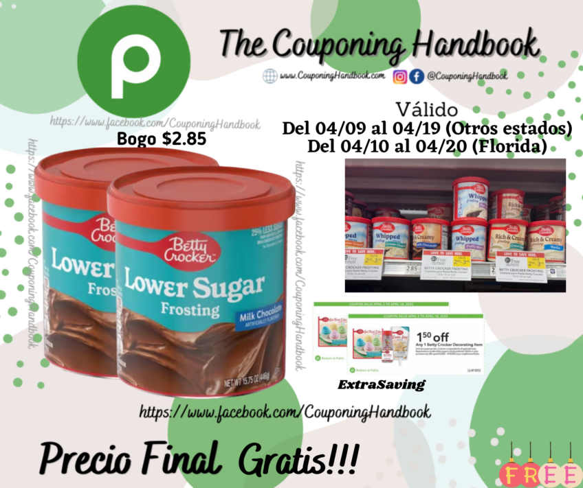 02 Betty Crocker Frosting Gratis