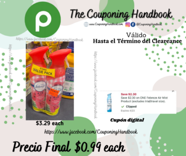 Febreze Odor-Fighting Air Freshener, 2 Count por $0.99