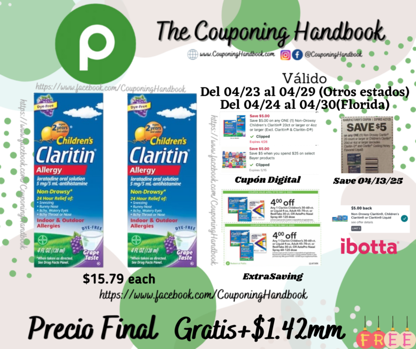 02 Claritin Children’s Allergy, 5 mg, Indoor & Outdoor, Non-Drowsy, Grape Taste