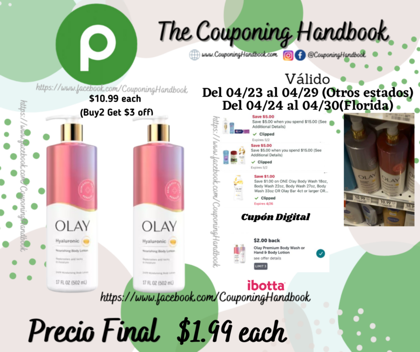 Olay Body Lotion, Nourishing por $1.99