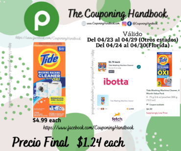 Tide Washing Machine Cleaner por $1.24