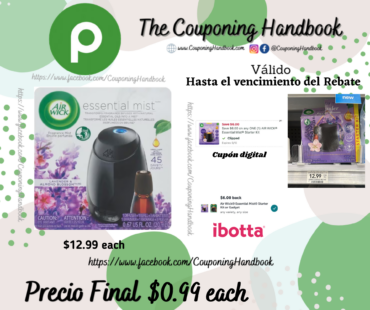 Air Wick Essential Mist Fragrance Mist, Starter Kit por $0.99