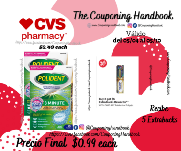 Polident 3 Minute Antibacterial Dental Appliance Cleanser, Mint Fresh, 30 CT por $0.99