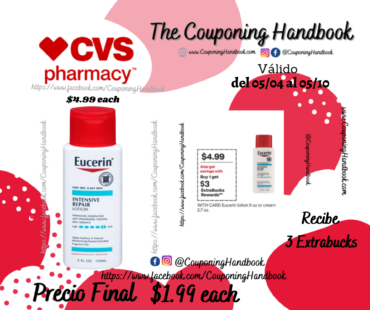 Eucerin Intensive Repair Very Dry Skin Lotion por $1.99