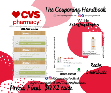 Raw Sugar Eco Bar Soap por $0.82