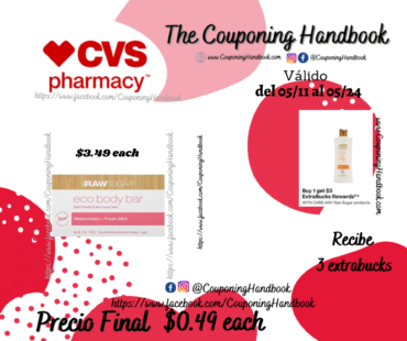 Raw Sugar Eco Bar Soap, Watermelon + Fresh Mint, 5 OZ por $0.49