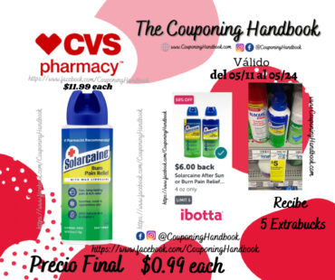 Solarcaine Burn Pain Relief Spray, 4.0 OZ por $0.99