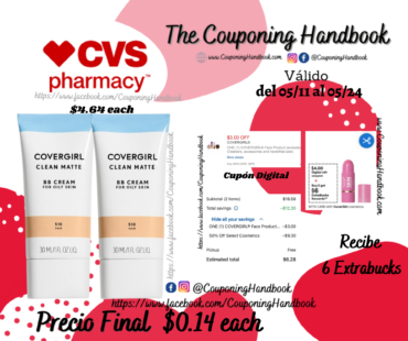 CoverGirl Clean Matte BB Cream, Fair por $0.14