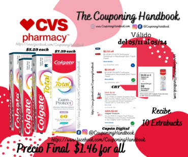 04 Productos Colgate Total por $1.46