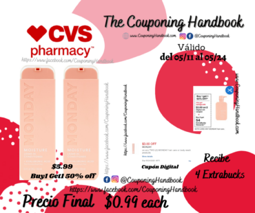 MONDAY Leave In Conditioner, 5 OZ por $0.99