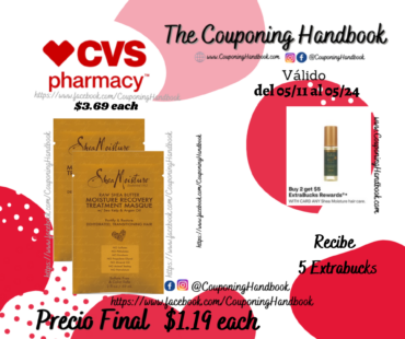 SheaMoisture Raw Shea Butter Moisture Recovery Treatment Masque, 2 OZ por $1.19