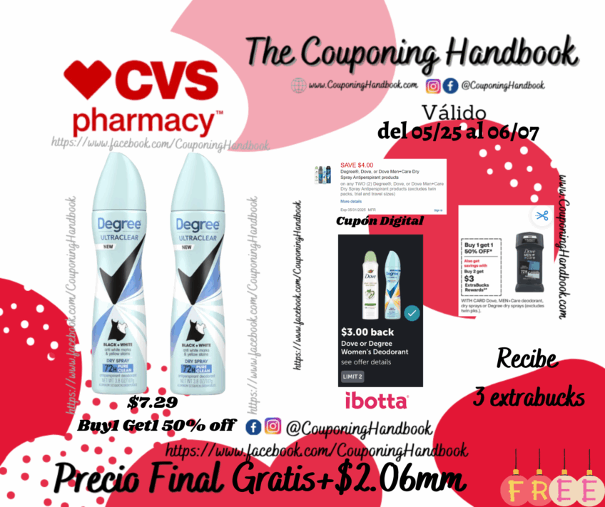 02 Degree Ultraclear 72-Hour Black + White Antiperspirant & Deodorant Dry Spray, Pure Clean, 3.8 OZ Gratis