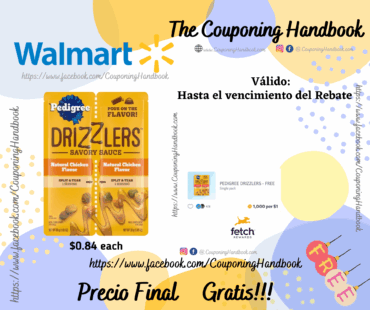 Pedigree Drizzlers Natural Chicken Flavor Savory Sauce Wet Dog, 2.1 Oz Twin Pouch Gratis