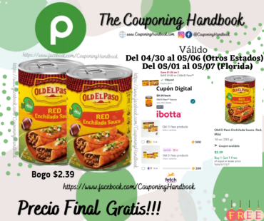 02 Old El Paso Enchilada Sauce, Red, Mild Gratis