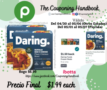 Daring Plant Chicken Bowl, Buffalo Mac & Cheese por $1.99