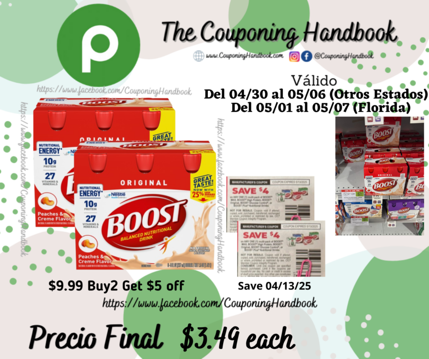 Boost Original por $3.49