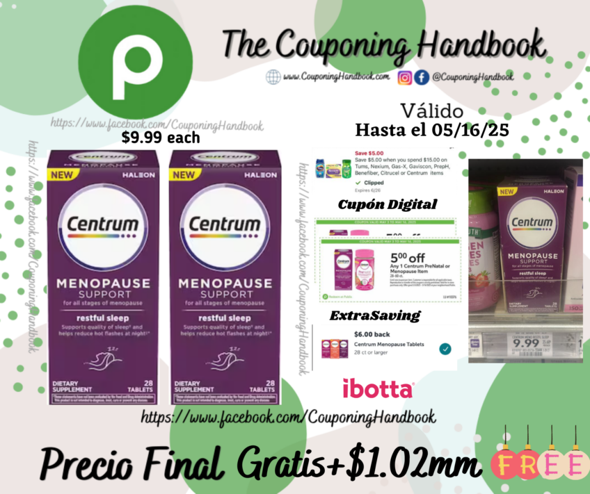 02 Centrum Restful Sleep Menopause Support Tablets Gratis