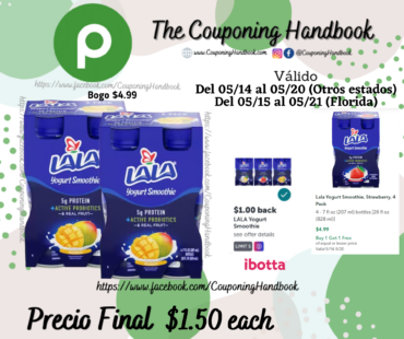 Lala Yogurt Smoothies por $1.50