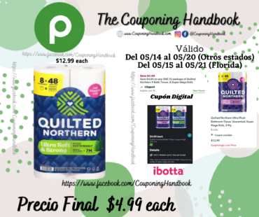 Quilted Northern Bathroom Tissue, Unscented, Ultra Soft & Strong por $4.99