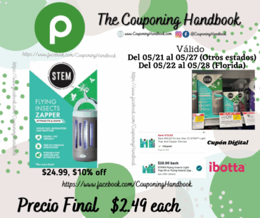 Stem ® Flying Insect Zapper, Indoor and Outdoor Electric Fly & Mosquito Trap por $2.49