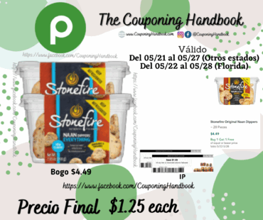 Stonefire Naan Dippers 20 Count por $1.25