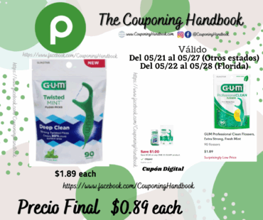 GUM Professional Clean Flossers por $0.89