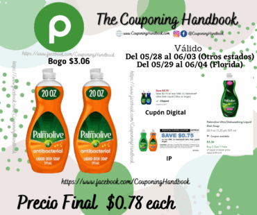 Palmolive Ultra Antibacterial Dish Liquid, Orange 20 fl oz por $0.78