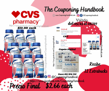 Ensure Original Nutrition Shake, 6 CT por $2.66