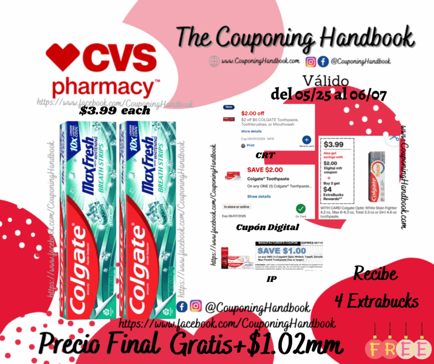 02 Colgate Max Fresh Whitening Anticavity Fluoride Toothpaste mas Ganancia
