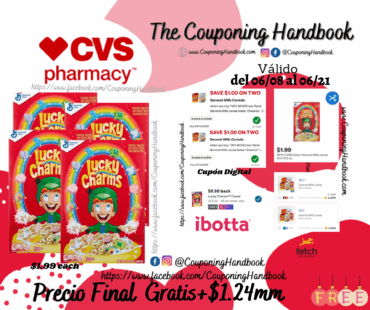 04 Lucky Charms Cereal 10.5 oz Gratis