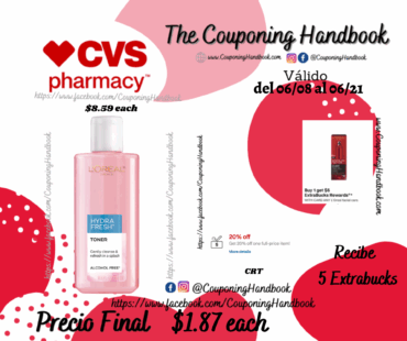 L’Oreal Paris HydraFresh Toner por $1.87