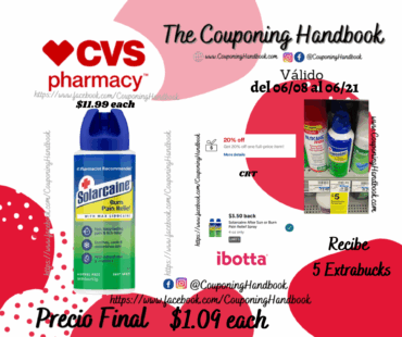 Solarcaine Burn Pain Relief Spray, 4.0 OZ por $1.09