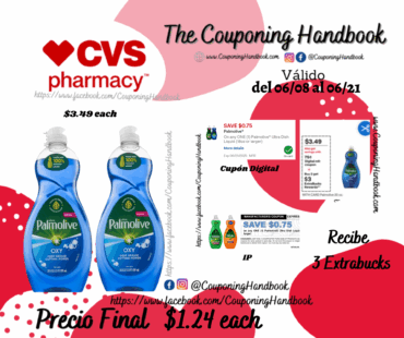 Palmolive Ultra Oxy Power Degreaser Dish Liquid, 20 OZ por $1.24