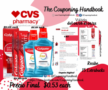 Productos Colgate por $0.53