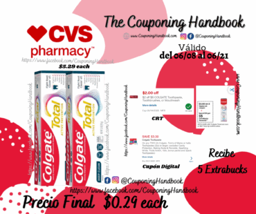 Colgate Total Anticavity, Antigingivitis, and Antisensitivity Deep Clean Toothpaste por $0.29