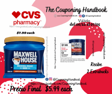 Maxwell House Original Roast Medium Ground Coffee, 27.50 oz por $5.99