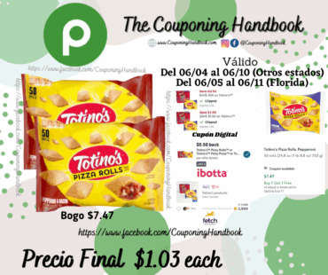 Totino’s Pizza Rolls por $1.03