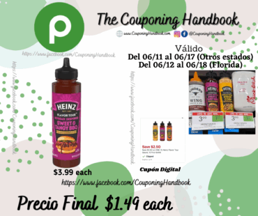 Heinz Flavor Tour Korean Inspired Sweet & Tangy BBQ Sauce por $1.49