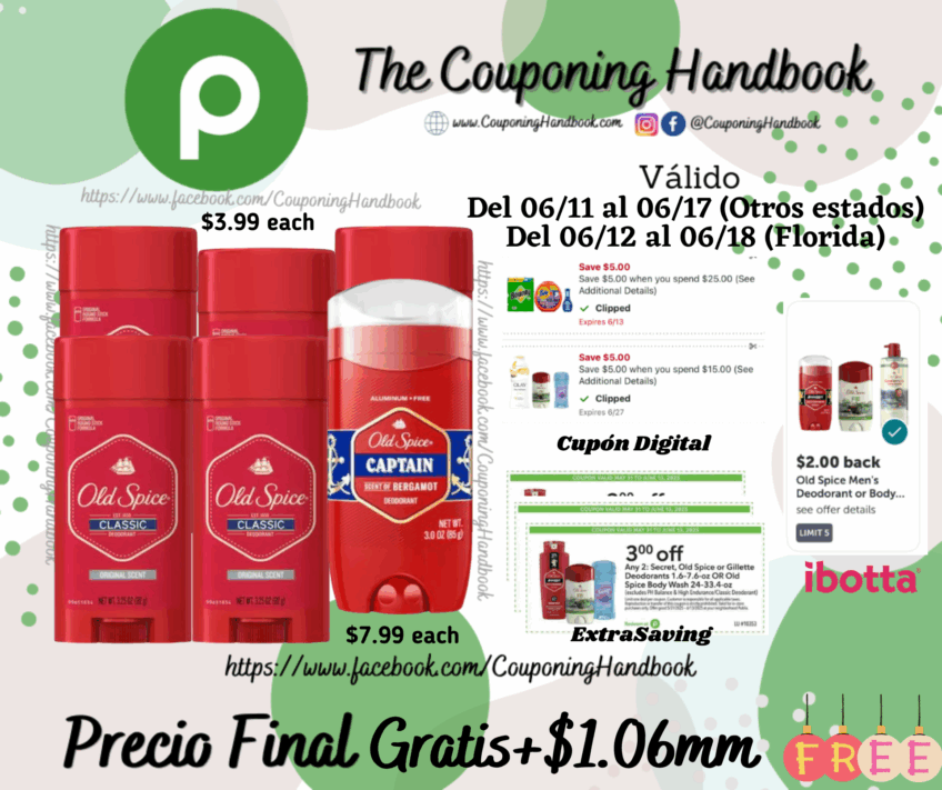 06 Old Spice Deodorant Gratis