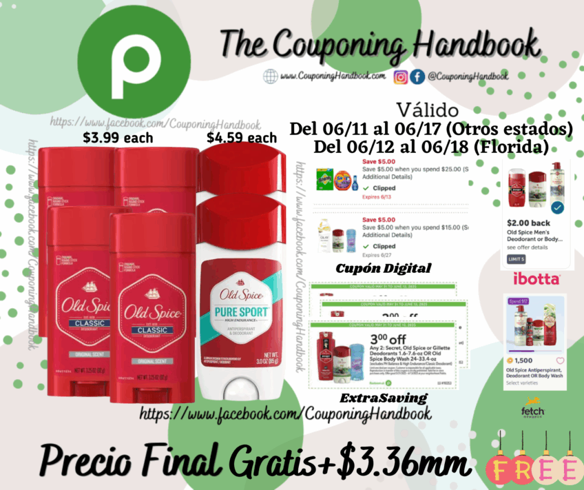 06 Old Spice Deodorant Gratis