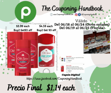 Old Spice Deodorant por $1.14