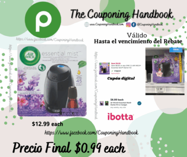 Air Wick Essential Mist Fragrance Mist, Starter Kit por $0.99