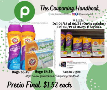 Productos Arm Hammer por $1.52