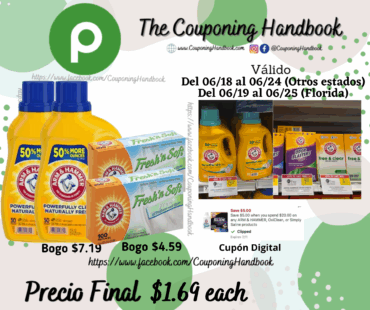 Productos Arm Hammer $1.69