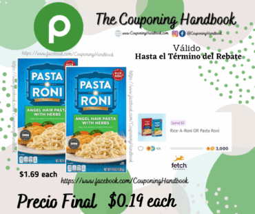 Pasta Roni Angel Hair Pasta 4.8 oz por $0.19