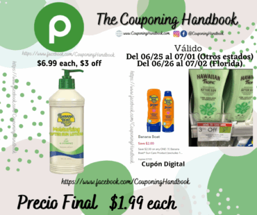 Banana Boat Aloe After Sun Lotion 16 oz por $1.99