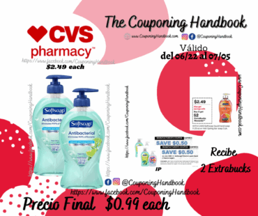 Softsoap Antibacterial Liquid Hand Soap Pump, 11.25 OZ por $0.99