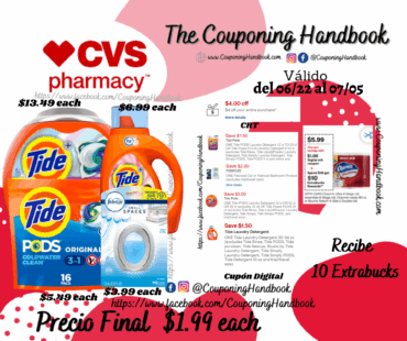 Productos Household y Laundry por $1.99